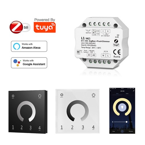 10v zigbee 0 led - 0/1-10v,