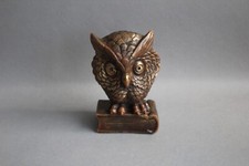 Eule Wachsfigur Sammler vintage Handgefertigt ca. 16cm Hoch