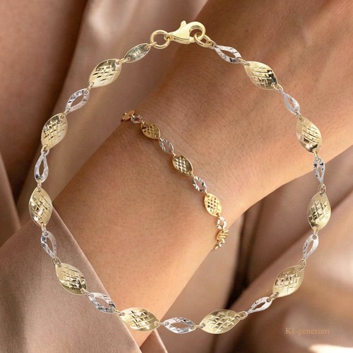 Elegante armkette aus gold - aus, 333