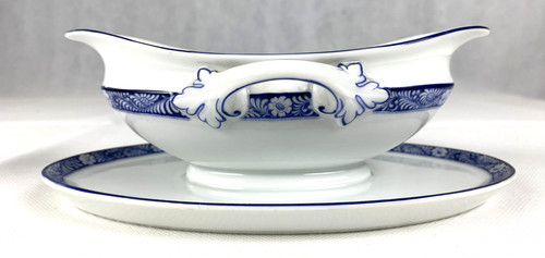 Rosenthal sauciere blau - sauciere, blau-weiß
