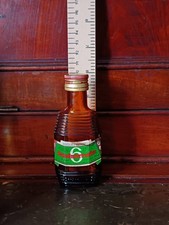 Miniatur Alkoholflasche leer - Sechsamtertropfen Wurtziger Halbitter