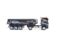 Herpa H0 LKW Scania Rundmulden-Sattelzug für Kübler's "Wagner Transporte" 1:87