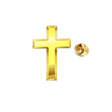 Kreuz Anstecker Pin Jesus Christus Anstecknadel Holy Cross Badge God Christ Gott