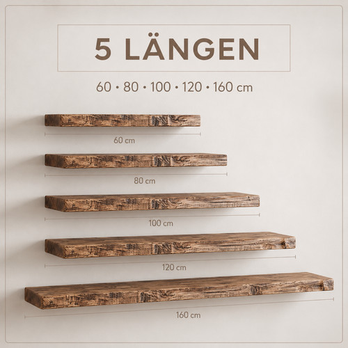 Bücherregal wand holz - bücherregal,