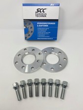 20mm 2x10mm SCC Spurverbreiterung für Smart fortwo 453 Radschrauben Spurplatten