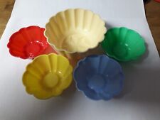 Puddingförmchen-Dr. Oetker-1x 13,7x6,7cm 4x 9,8 x 4,5cm gebraucht-Vintage-1970er