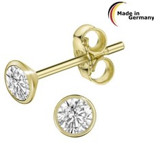 585 Gold Ohrstecker 1 Paar Zirkonia 2,5 - 3,0 - 3,5 - 4,0 - 4,5 - 5,5 mm