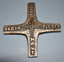 Bronzekreuz  Wandkreuz HERR
