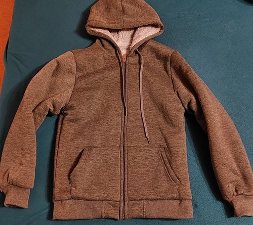 Plüsch jacke herren grau - plüsch,