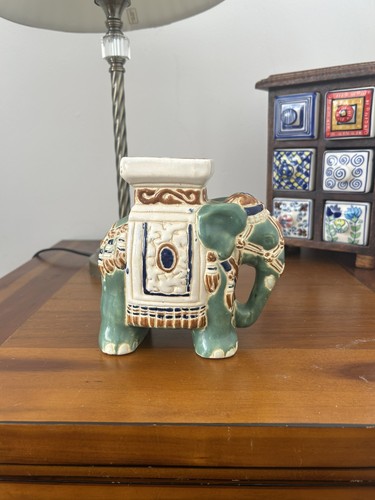 Elefant keramik jardiniere - elefant,