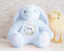 Personalisierter blauer Kranz