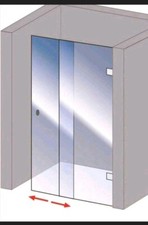 Schulte Davita Duschkabine Nische 140 - 160cm 220cm hoch MasterCarre rahmenlos 