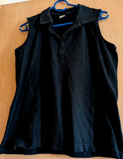 T-Shirt Damen, M, Cecilia Classics, schwarz, ärmellos