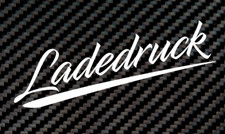 Ladedruck Boost Turbo Aufkleber Auto Style Sticker Tuning Racing JDM LKW biturbo