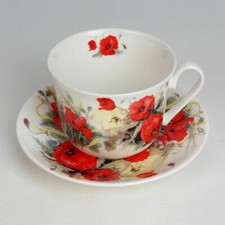 Jumbotasse mit Unterteller