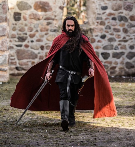 Mittelalter larp umhang gunnar - umhang,