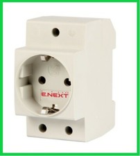 Einbausteckdose Hutschiene Schaltschrank Verteilereinbau Verteiler Steckdose 16A