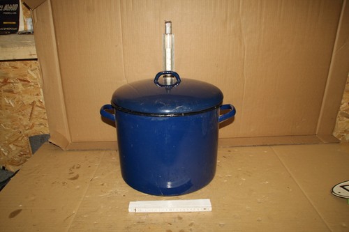 Großer ddr emaille topf - ddr,