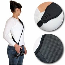 Neopren Kameragurt Wambo Schultergurt Sling Neck Strap verstellbar für DSLR SLT