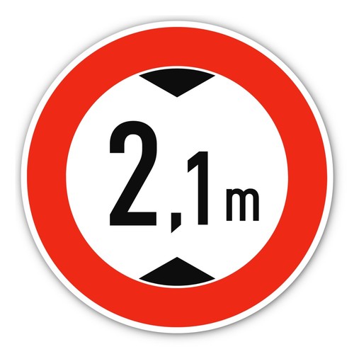 Maximale durchfahrtshöhe - maximale,