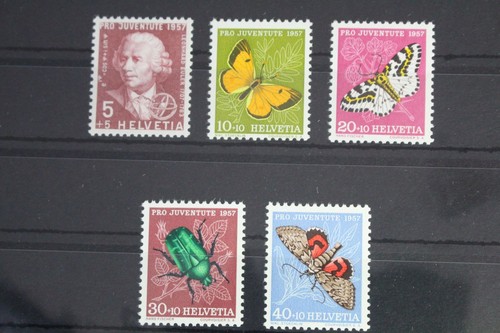 Schweiz 648 652 gestempelt pro - schweiz,