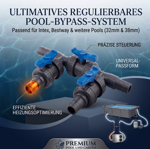 Pool bypass set - pool, 32mm