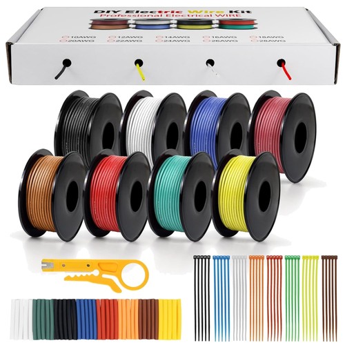 Awg silikonkabel set 8 - awg,