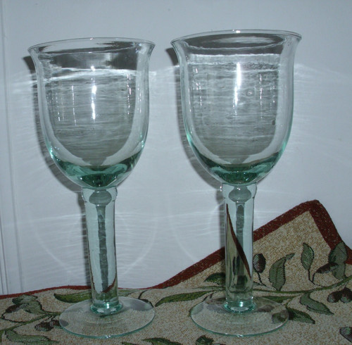 2er set weingläser grün - weingläser, evt