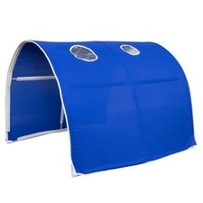 Tunnel für Hochbett Kinder Zelt Blau Bogen Spieltunnel Stockbett Homestyle4u