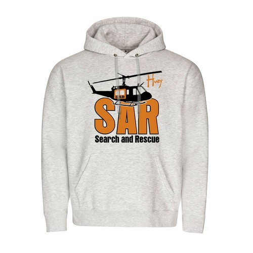 Hoodie search and rescue huey - hoodie,