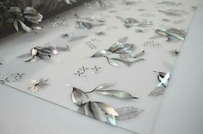 Tischdecke Tischfolie PVC Schutzfolie 90 cm Breite mit Muster  1,7 mm