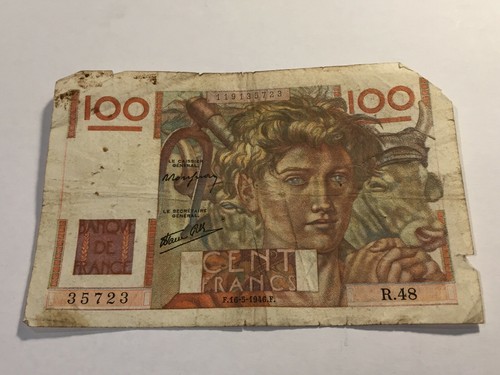 Billet frankreich 100 - frankreich,