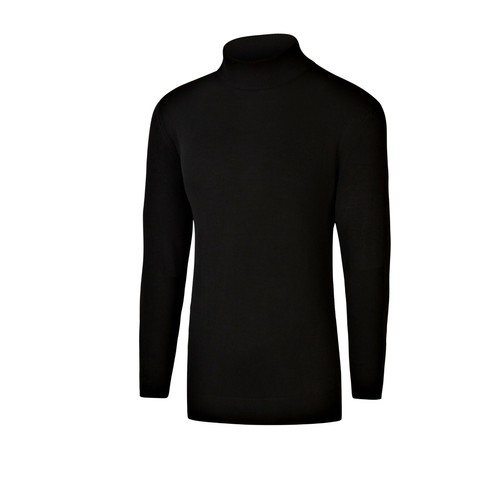 Herren hoher kragen pullover - hoher,