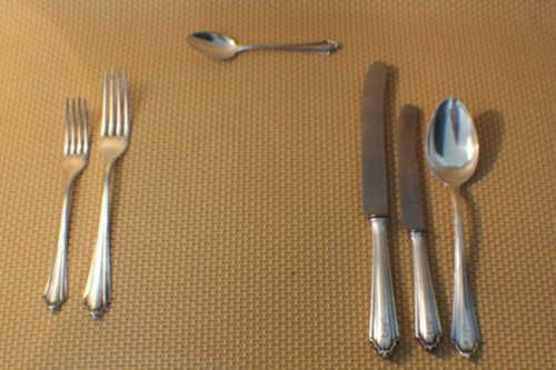 Besteck teilig silber 800 - 48-teilig,