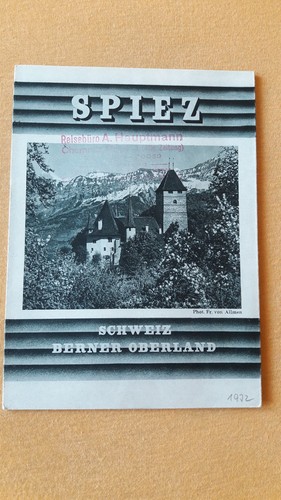 Altes reise prospekt spiez - altes,