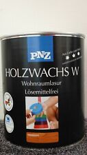 €4,00 L 750ml PNZ Holzwachs W Wohnraumlasur nußbaum lösemittelfrei innen außen