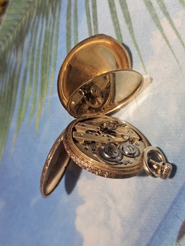 14k gold 585 taschenuhr borel - 14k,
