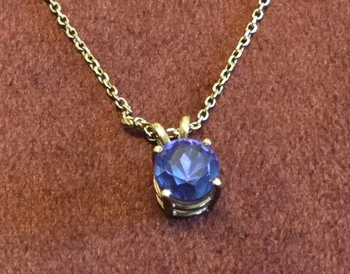 Vintage 14k gold necklace with - vintage,