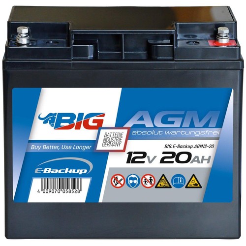 Big backup agm 12v 20ah - agm, usv