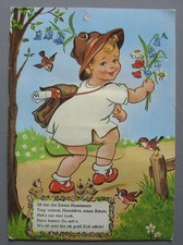 alte Postkarte RENGSDORF LEPORELLOKARTE div. Motive 1960er Rucksackkarte