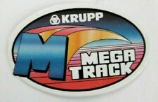 Werbe-Aufkleber Krupp Mega Track KMK Autokran Mobilkran Mobil Crane Truck 80er