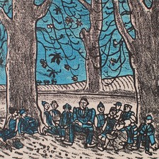 Manfred Butzmann Grußkarte Ostdeutsche Kunst Berlin unsign 1970er