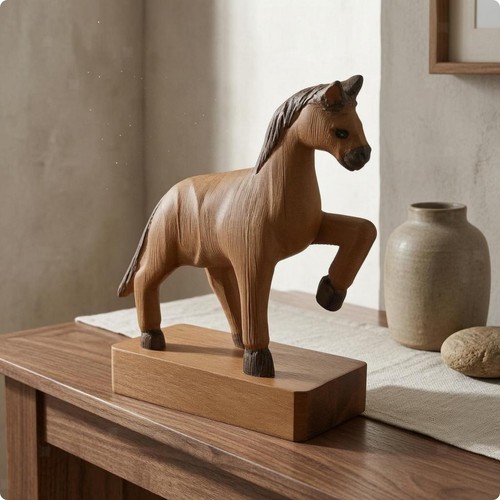 Springendes pferd aus - springendes,