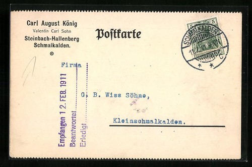 Schmalkalden carl august - ak,