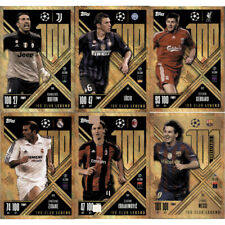 Match Attax Champions League 2024/25 EXTRA Alle 6 - 100 Club Legends Karten
