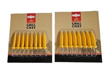 GrillChef Maiskolbenhalter Set 2x8 Stück auch für Pellkartoffeln Und Grillgut