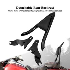 22" Rückenlehne Sissy Bar Schwarz für Harley Touring CVO Road Glide King 2009-25