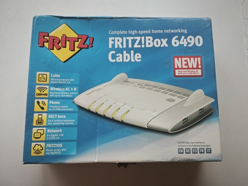 Fritz box 6490 cable weiß - in,