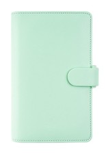 Filofax A6 PER Compact SAFFIANO Planer Mint Grün Terminplaner 15mm Ringung Timer