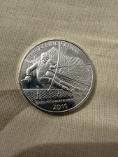 Münze 925er FIS Alpine Ski-WM